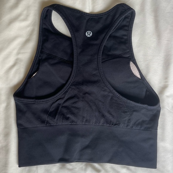 Lululemon Ebb to Train Black Sports Bra - Picture 2 of 3